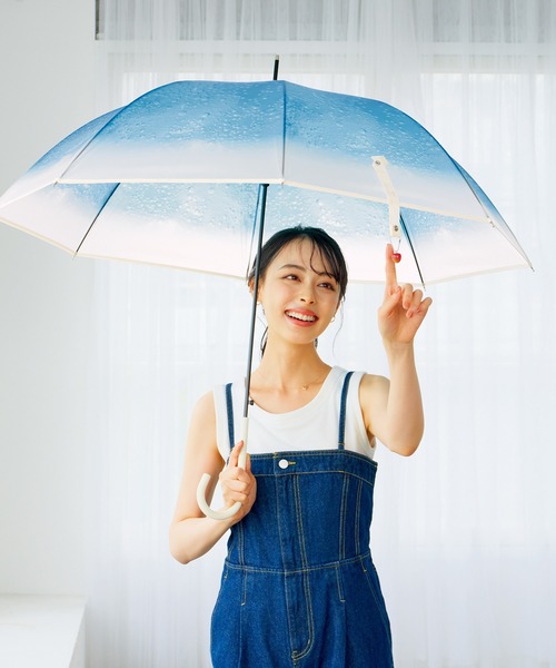 Wpc.（ダブリュピーシー）の「［ビニール傘］旅する喫茶×Wpc. クリームソーダアンブレラ 雨傘 長傘（長傘・レディース・ブルー/グリーン/ピンク/オレンジ/パープル・FREE）」の18枚目の写真