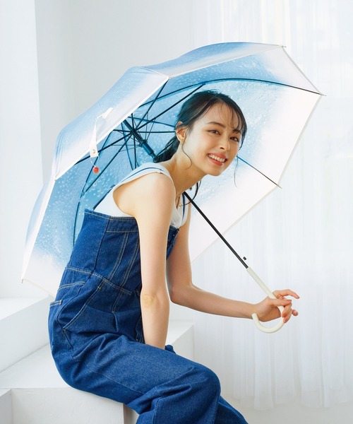 Wpc.（ダブリュピーシー）の「［ビニール傘］旅する喫茶×Wpc. クリームソーダアンブレラ 雨傘 長傘（長傘・レディース・ブルー/グリーン/ピンク/オレンジ/パープル・FREE）」の15枚目の写真