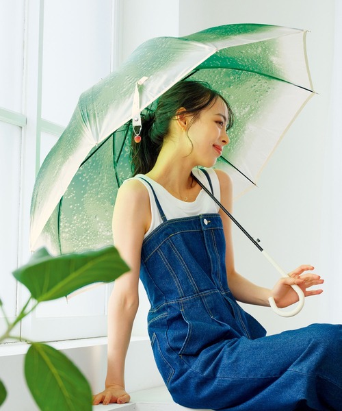 Wpc.（ダブリュピーシー）の「［ビニール傘］旅する喫茶×Wpc. クリームソーダアンブレラ 雨傘 長傘（長傘・レディース・ブルー/グリーン/ピンク/オレンジ/パープル・FREE）」の11枚目の写真