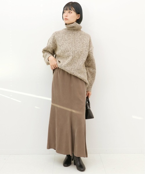 Simplicite（サンプリシテ）の「フィブリル マーメイドスカート◆（スカート・レディース・ブラック/ベージュ/ブラウン・FREE）」の7枚目の写真