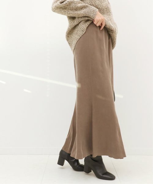 Simplicite（サンプリシテ）の「フィブリル マーメイドスカート◆（スカート・レディース・ブラック/ベージュ/ブラウン・FREE）」の14枚目の写真