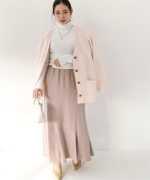 Simplicite（サンプリシテ）の「フィブリル マーメイドスカート◆（スカート・レディース・ブラック/ベージュ/ブラウン・FREE）」の11枚目の写真