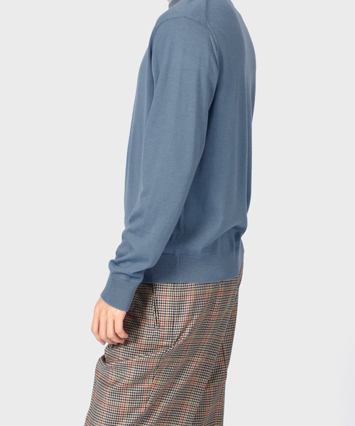 Paul Smith(ポールスミス)の「ハイゲージクルーネックニット / 123400 779U(ニット/セーター・メンズ・ライトブルー/マスタード/ブラック・MEDIUM/LARGE/X-LARGE)」の14枚目の写真
