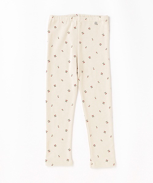 petit main（プティマイン）の「【吸湿発熱】あったかレギンス（レギンス/スパッツ・キッズ・ブラック/パープル/オフホワイト/モカ/チャコール・80ｃｍ/90cm/110cm/100cm/120cm/130cm）」の2枚目の写真