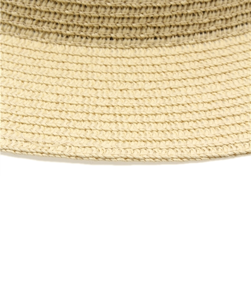 WEGO(ウィゴー)の「WEGO/ブレードツバ広ハット(ハット・レディース・ベージュ/ブラック・FREE)」の6枚目の写真