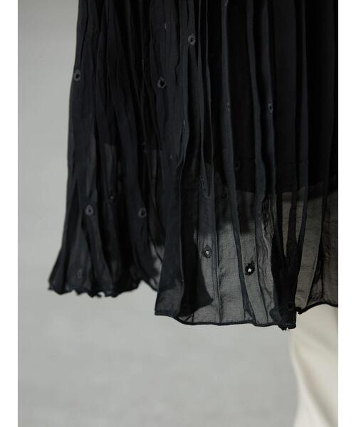 AMERICAN HOLIC（アメリカンホリック）の「ドット刺繍アイレットスカート（スカート・レディース・ブラック・M/L）」の7枚目の写真