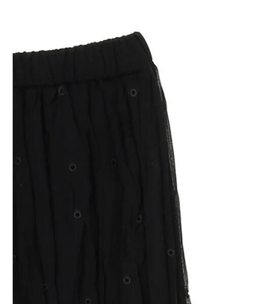 AMERICAN HOLIC（アメリカンホリック）の「ドット刺繍アイレットスカート（スカート・レディース・ブラック・M/L）」の10枚目の写真