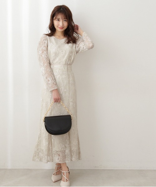 PROPORTION BODY DRESSING（プロポーションボディドレッシング）の「レースロングマーメイド / 1212120104（スカート・レディース・パープル/ライトグリーン/ホワイト系その他・SMALL/MEDIUM）」の11枚目の写真