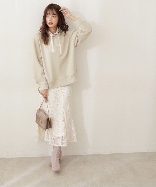 PROPORTION BODY DRESSING（プロポーションボディドレッシング）の「レースロングマーメイド / 1212120104（スカート・レディース・パープル/ライトグリーン/ホワイト系その他・SMALL/MEDIUM）」の8枚目の写真