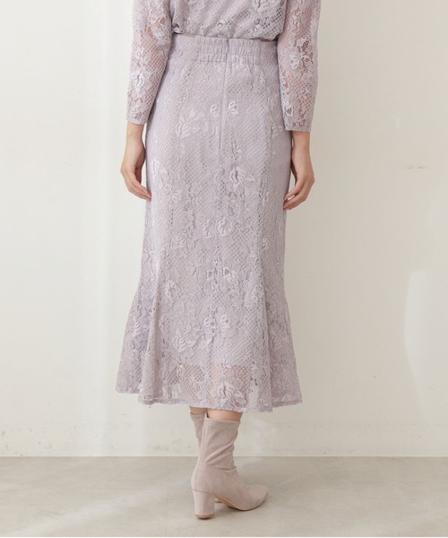 PROPORTION BODY DRESSING（プロポーションボディドレッシング）の「レースロングマーメイド / 1212120104（スカート・レディース・パープル/ライトグリーン/ホワイト系その他・SMALL/MEDIUM）」の13枚目の写真