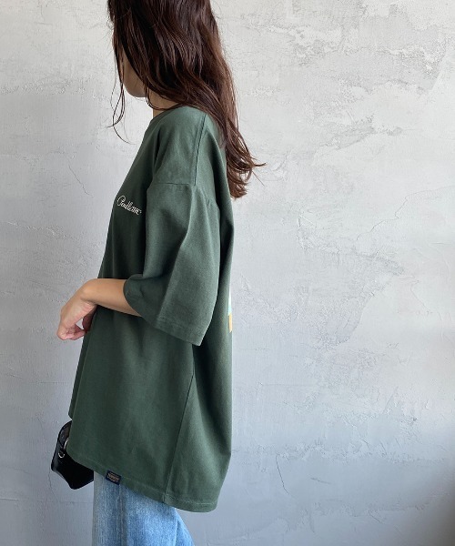 PENDLETON（ペンドルトン）の「[PENDLETON/ペンドルトン] 別注 ネイティブ柄バックプリントＴシャツ（Tシャツ/カットソー・レディース・ホワイト/ブラック/ベージュ/グリーン/ホワイト×グリーン/ホワイト×ブラック/ホワイト系その他/ブラック系その他・S/M/L/XL）」の10枚目の写真