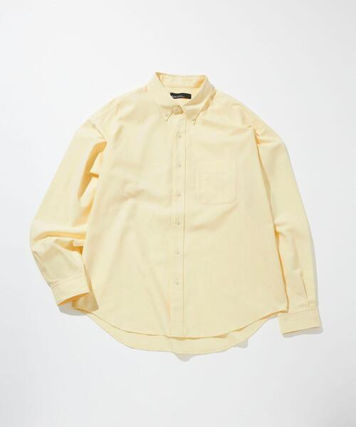 green label relaxing(グリーンレーベルリラクシング)の「【WEB限定】<GLR or> バルーン オーバーサイズ オックスフォード シャツ -ユニセックス-(シャツ/ブラウス・メンズ・イエロー/ライトブルー/ホワイト・M/S/L)」の3枚目の写真