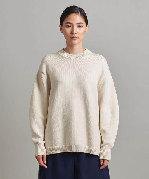 LOEFF（ロエフ）の「＜LOEFF（ロエフ）＞コードヤーン ボックス クルー