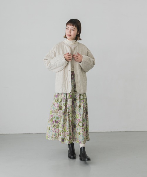 かぐれ(カグレ)の「リバティプリントスカート(スカート・レディース・ブルー系その他/ブラック/ピンク系その他/グリーン系その他・FREE)」の10枚目の写真