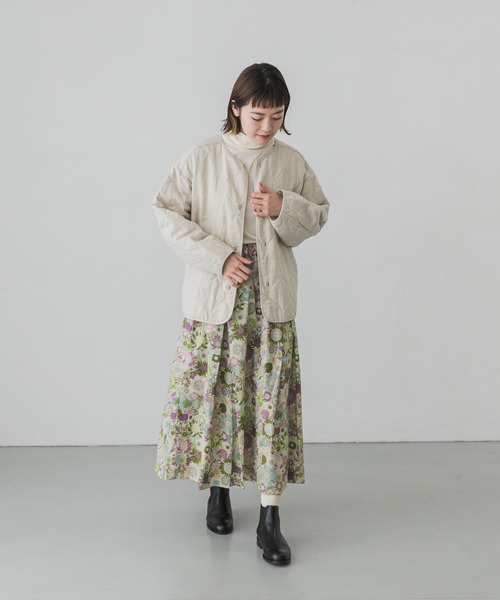 かぐれ(カグレ)の「リバティプリントスカート(スカート・レディース・ブルー系その他/ブラック/ピンク系その他/グリーン系その他・FREE)」の11枚目の写真