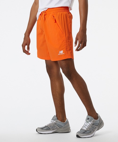 NEW BALANCE（ニューバランス）の「NB Athletics アンプリファイドウーブンショーツ（その他パンツ・メンズ・ブラック/オレンジ・SMALL/MEDIUM/LARGE/XX-LARGE/X-LARGE）」の4枚目の写真