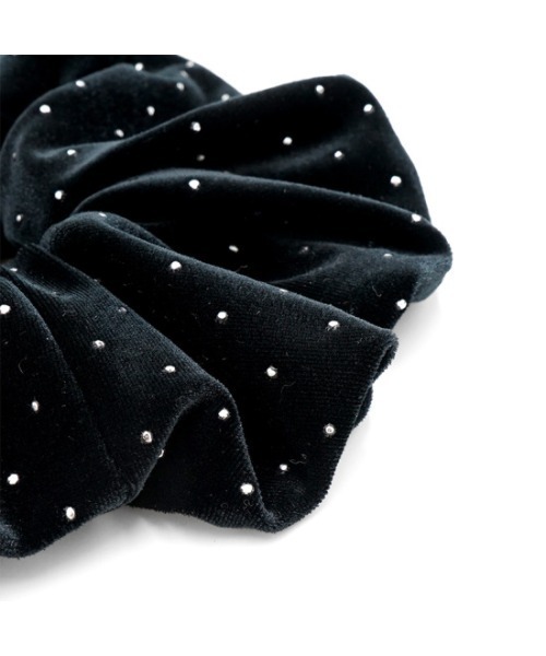 flower（フラワー）の「パウダースタッズシュシュ（シュシュ・レディース・ブラック/ブラウン・FREE/SMALL）」の6枚目の写真