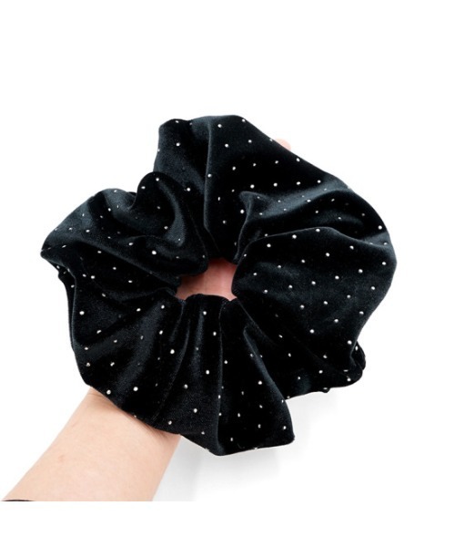 flower（フラワー）の「パウダースタッズシュシュ（シュシュ・レディース・ブラック/ブラウン・FREE/SMALL）」の7枚目の写真