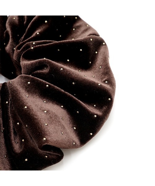 flower（フラワー）の「パウダースタッズシュシュ（シュシュ・レディース・ブラック/ブラウン・FREE/SMALL）」の8枚目の写真