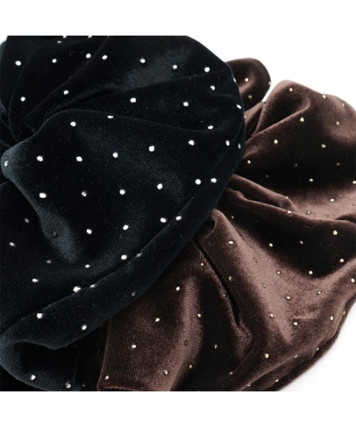 flower（フラワー）の「パウダースタッズシュシュ（シュシュ・レディース・ブラック/ブラウン・FREE/SMALL）」の9枚目の写真