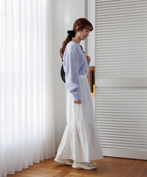 flower（フラワー）の「パウダースタッズシュシュ（シュシュ・レディース・ブラック/ブラウン・FREE/SMALL）」の16枚目の写真