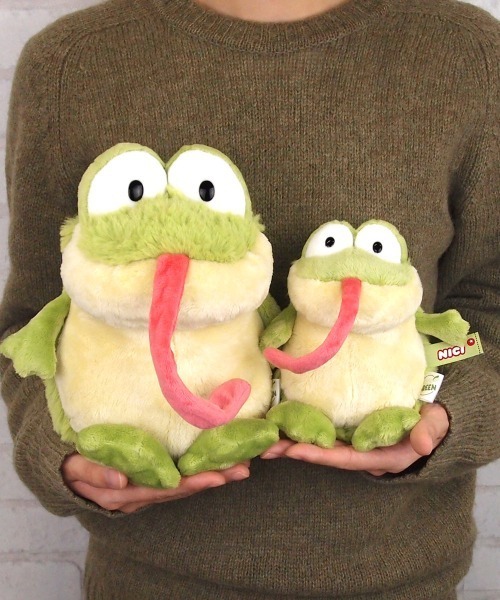 nici（ニキ）の「NICI/ぬいぐるみ クラシックベア22 フロッグ