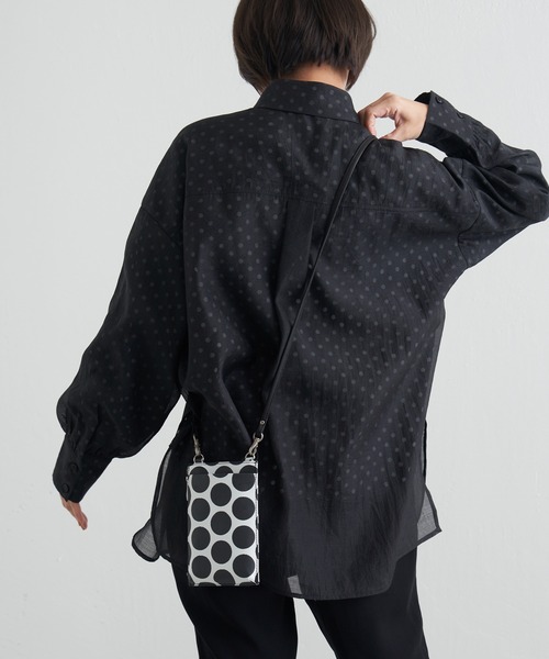 Kawa-Kawa(カワカワ)の「【kawa-kawa(カワカワ)】NO1304 mizutama モバイルショルダーバッグ(ショルダーバッグ・レディース・ホワイト×ブラック・FREE)」の19枚目の写真