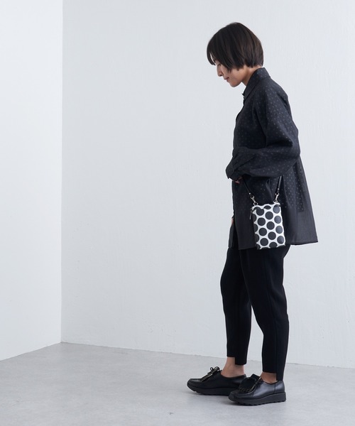 Kawa-Kawa(カワカワ)の「【kawa-kawa(カワカワ)】NO1304 mizutama モバイルショルダーバッグ(ショルダーバッグ・レディース・ホワイト×ブラック・FREE)」の21枚目の写真