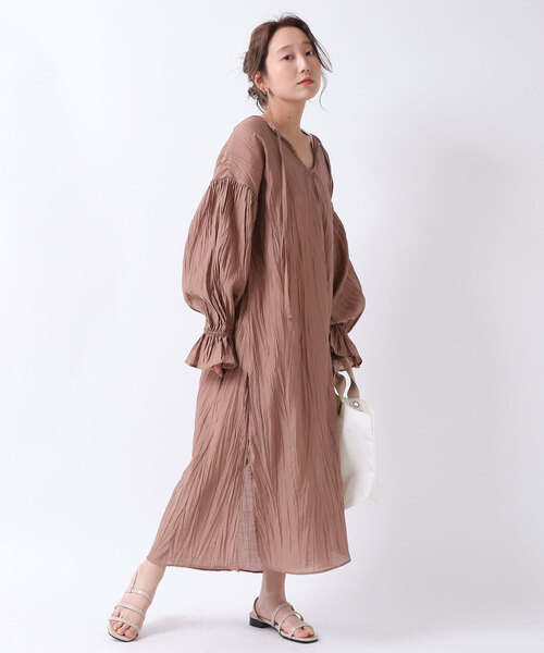 セール ブランド古着 長袖ワンピース ワンピース Kastane カスタネ のファッション通販 Zozoused