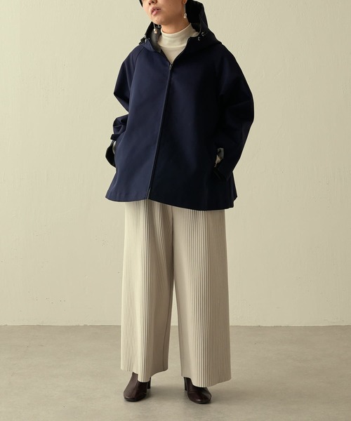 BEARDSLEY（ビアズリー）の「ボンディングショートコート（その他アウター・レディース・ネイビー・FREE）」の17枚目の写真