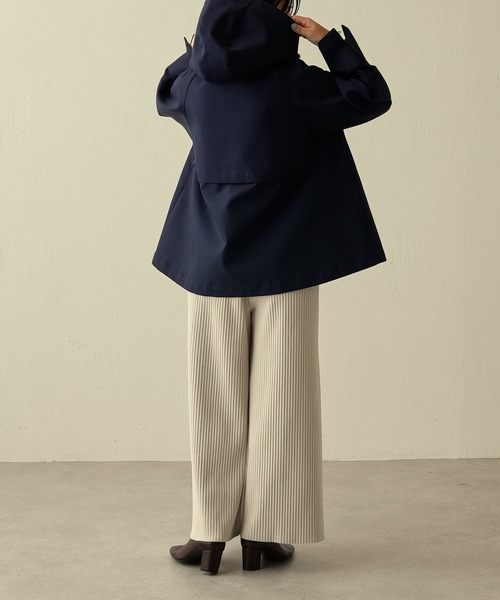 BEARDSLEY（ビアズリー）の「ボンディングショートコート（その他アウター・レディース・ネイビー・FREE）」の15枚目の写真