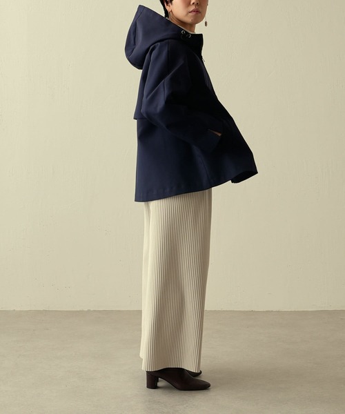 BEARDSLEY（ビアズリー）の「ボンディングショートコート（その他アウター・レディース・ネイビー・FREE）」の14枚目の写真