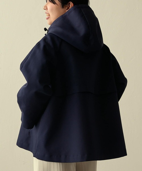 BEARDSLEY（ビアズリー）の「ボンディングショートコート（その他アウター・レディース・ネイビー・FREE）」の10枚目の写真