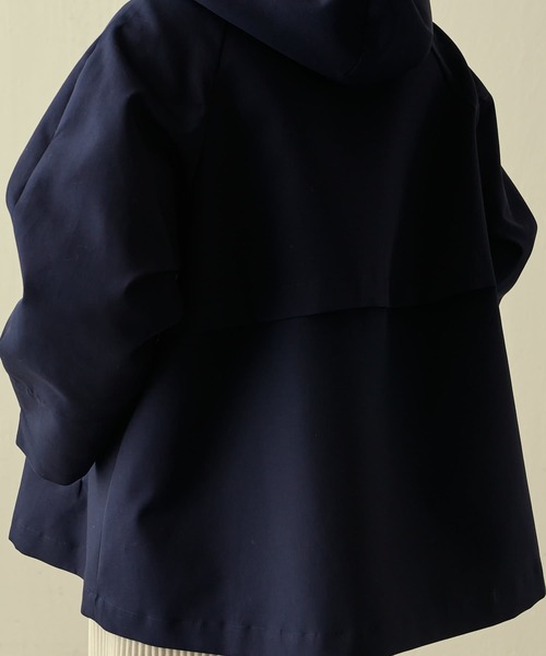 BEARDSLEY（ビアズリー）の「ボンディングショートコート（その他アウター・レディース・ネイビー・FREE）」の7枚目の写真