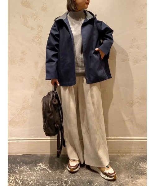 BEARDSLEY（ビアズリー）の「ボンディングショートコート（その他アウター・レディース・ネイビー・FREE）」の21枚目の写真