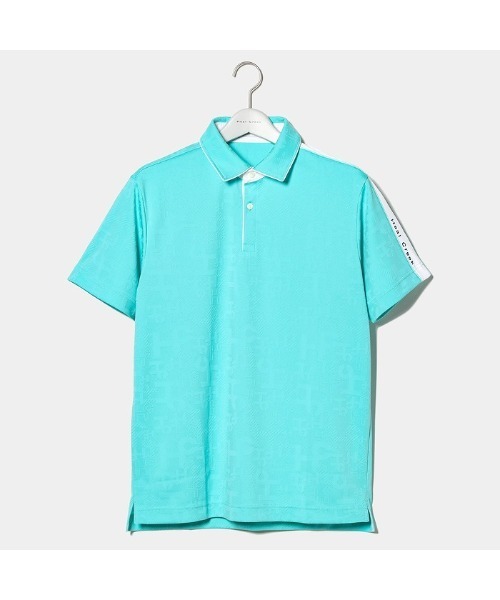 【Heal Creek/GOLF】ロゴジャガード半袖シャツ