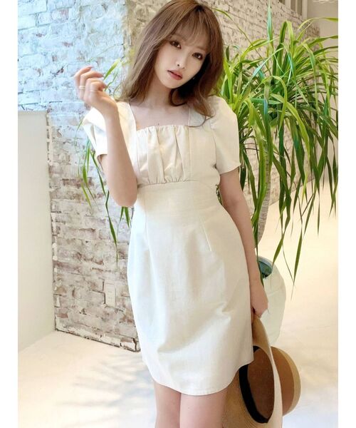 RESEXXY（リゼクシー）の「パワショルミニワンピース（ワンピース・レディース・アイボリー/ブラック/グリーン・FREE）」の15枚目の写真