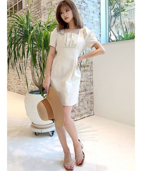 RESEXXY（リゼクシー）の「パワショルミニワンピース（ワンピース・レディース・アイボリー/ブラック/グリーン・FREE）」の17枚目の写真