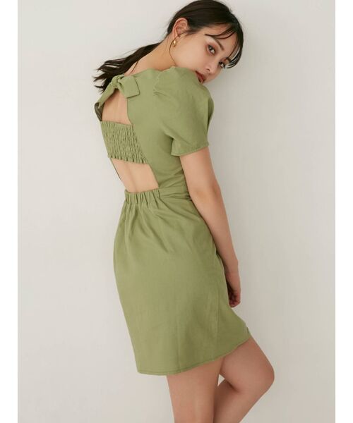 RESEXXY（リゼクシー）の「パワショルミニワンピース（ワンピース・レディース・アイボリー/ブラック/グリーン・FREE）」の20枚目の写真
