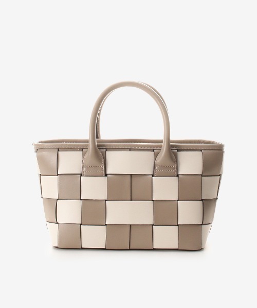 & chouette（アンドシュエット）の「編み込みトート（トートバッグ・レディース・イエロー/グレイッシュベージュ/ミント・FREE）」の10枚目の写真