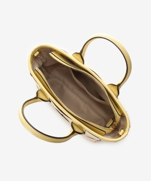 & chouette（アンドシュエット）の「編み込みトート（トートバッグ・レディース・イエロー/グレイッシュベージュ/ミント・FREE）」の18枚目の写真