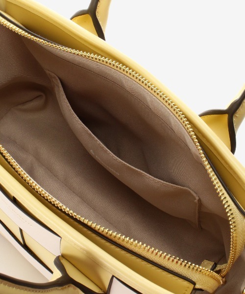 & chouette（アンドシュエット）の「編み込みトート（トートバッグ・レディース・イエロー/グレイッシュベージュ/ミント・FREE）」の20枚目の写真