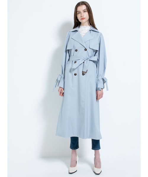 DURAS(デュラス)の「3WAYトレンチコート(トレンチコート・レディース・ライム/ブルー/ベージュ・FREE)」の17枚目の写真