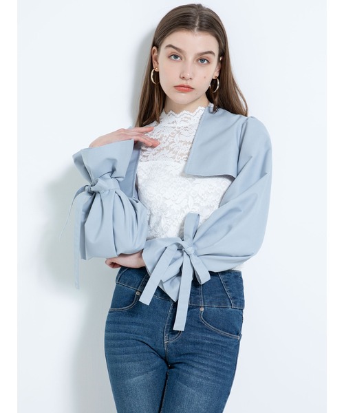 DURAS(デュラス)の「3WAYトレンチコート(トレンチコート・レディース・ライム/ブルー/ベージュ・FREE)」の22枚目の写真