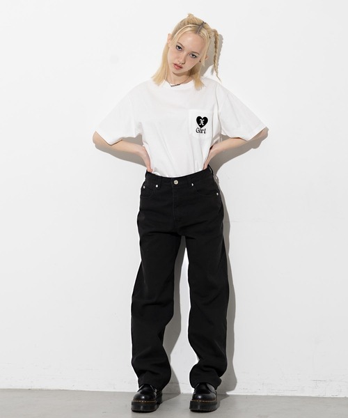 HEARTEMBROIDERYPOCKETS/STEE