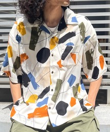アソート総柄半袖開襟シャツ