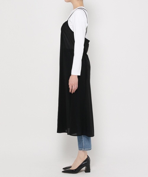 PAGEBOY（ページボーイ）の「シアーカットキャミワンピース（ワンピース・レディース・ブラック/ベージュ系その他・FREE）」の10枚目の写真