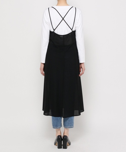 PAGEBOY（ページボーイ）の「シアーカットキャミワンピース（ワンピース・レディース・ブラック/ベージュ系その他・FREE）」の11枚目の写真