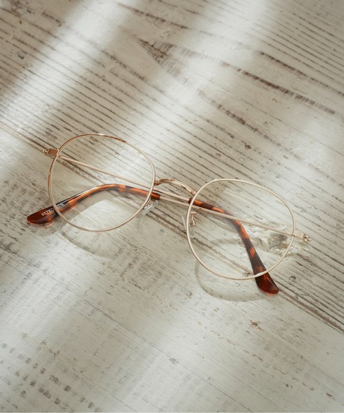 prose verse(プロズヴェール)の「細リムラウンドメガネ(メガネ・レディース・ゴールド/ブロンズ・フリ-)」の6枚目の写真