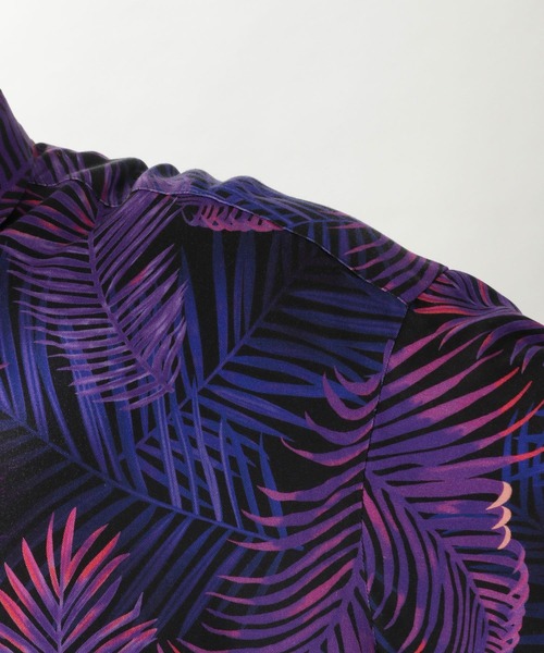 RAGEBLUE（レイジブルー）の「ボタニカル柄/レーヨンシャツ